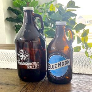Set of 2 Craft Brewery Growlers
